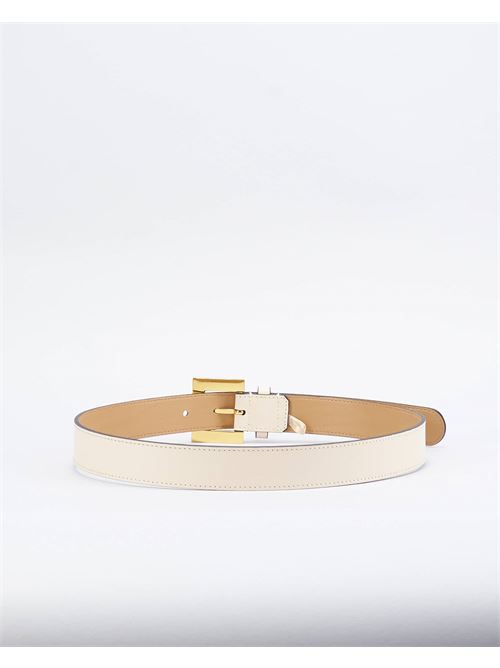 Leather belt with clip loop Elisabetta Franchi ELISABETTA FRANCHI | Belt | CT12S46E2CI4